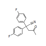 2,2-Bis(4-fluorophenyl)-4-oxopentanenitrile