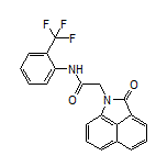 2-[2-Oxobenzo[cd]indol-1(2H)-yl]-N-[2-(trifluoromethyl)phenyl]acetamide