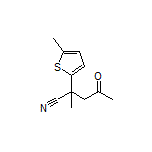 2-Methyl-2-(5-methylthiophen-2-yl)-4-oxopentanenitrile