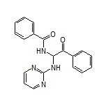 N-[2-Oxo-2-phenyl-1-(2-pyrimidinylamino)ethyl]benzamide