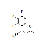 4-Oxo-2-(2,3,4-trifluorophenyl)pentanenitrile