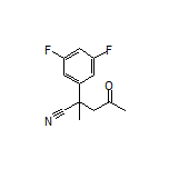 2-(3,5-Difluorophenyl)-2-methyl-4-oxopentanenitrile