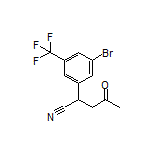 2-[3-Bromo-5-(trifluoromethyl)phenyl]-4-oxopentanenitrile