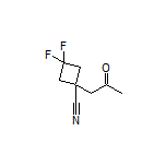 3,3-Difluoro-1-(2-oxopropyl)cyclobutanecarbonitrile