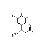 4-Oxo-2-(3,4,5-trifluorophenyl)pentanenitrile