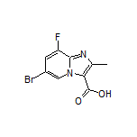 6-Bromo-8-fluoro-2-methylimidazo[1,2-a]pyridine-3-carboxylic Acid