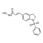 (E)-N-Hydroxy-3-[1-(phenylsulfonyl)indolin-5-yl]acrylamide