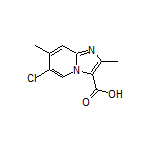 6-Chloro-2,7-dimethylimidazo[1,2-a]pyridine-3-carboxylic Acid