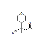 2-Methyl-4-oxo-2-(tetrahydro-2H-pyran-4-yl)pentanenitrile