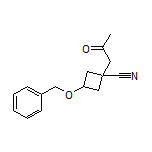 3-(Benzyloxy)-1-(2-oxopropyl)cyclobutanecarbonitrile