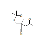 2,2-Dimethyl-5-(2-oxopropyl)-1,3-dioxane-5-carbonitrile