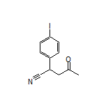 2-(4-Iodophenyl)-4-oxopentanenitrile