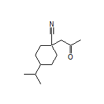 4-Isopropyl-1-(2-oxopropyl)cyclohexanecarbonitrile