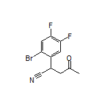 2-(2-Bromo-4,5-difluorophenyl)-4-oxopentanenitrile