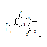 Ethyl 8-Bromo-2-methyl-6-(trifluoromethyl)imidazo[1,2-a]pyridine-3-carboxylate