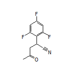 4-Oxo-2-(2,4,6-trifluorophenyl)pentanenitrile