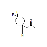 4,4-Difluoro-1-(2-oxopropyl)cyclohexanecarbonitrile