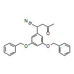 2-[3,5-Bis(benzyloxy)phenyl]-4-oxopentanenitrile