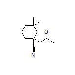 3,3-Dimethyl-1-(2-oxopropyl)cyclohexanecarbonitrile