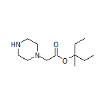 3-Methylpentan-3-yl 2-(Piperazin-1-yl)acetate