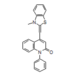 4-[(3-Methylbenzo[d]thiazol-2(3H)-ylidene)methyl]-1-phenylquinolin-2(1H)-one