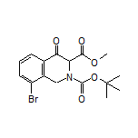 Methyl 2-Boc-8-bromo-4-oxo-1,2,3,4-tetrahydroisoquinoline-3-carboxylate