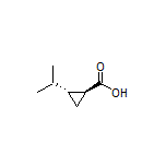 (1S,2R)-2-Isopropylcyclopropane-1-carboxylic Acid