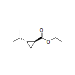 Ethyl (1S,2R)-2-Isopropylcyclopropane-1-carboxylate