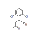 2-(2,6-Dichlorophenyl)-2-methyl-4-oxopentanenitrile