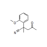 2-(2-Methoxyphenyl)-2-methyl-4-oxopentanenitrile