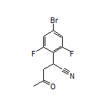 2-(4-Bromo-2,6-difluorophenyl)-4-oxopentanenitrile