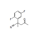 2-(2,5-Difluorophenyl)-2-methyl-4-oxopentanenitrile