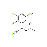 2-(5-Bromo-2,3-difluorophenyl)-4-oxopentanenitrile