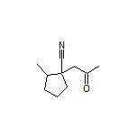 2-Methyl-1-(2-oxopropyl)cyclopentanecarbonitrile