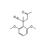 2-(2,6-Dimethoxyphenyl)-2-methyl-4-oxopentanenitrile