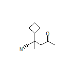 2-Cyclobutyl-2-methyl-4-oxopentanenitrile