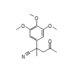 2-Methyl-4-oxo-2-(3,4,5-trimethoxyphenyl)pentanenitrile