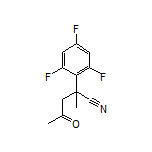 2-Methyl-4-oxo-2-(2,4,6-trifluorophenyl)pentanenitrile