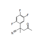 2-Methyl-4-oxo-2-(2,4,5-trifluorophenyl)pentanenitrile