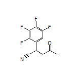 4-Oxo-2-(2,3,4,5-tetrafluorophenyl)pentanenitrile