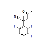 2-Methyl-4-oxo-2-(2,3,6-trifluorophenyl)pentanenitrile