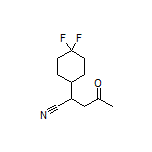 2-(4,4-Difluorocyclohexyl)-4-oxopentanenitrile