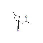 3-Methyl-1-(2-oxopropyl)cyclobutanecarbonitrile