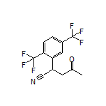 2-[2,5-Bis(trifluoromethyl)phenyl]-4-oxopentanenitrile