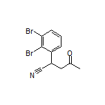 2-(2,3-Dibromophenyl)-4-oxopentanenitrile