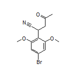 2-(4-Bromo-2,6-dimethoxyphenyl)-4-oxopentanenitrile