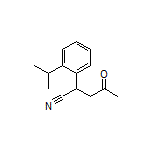 2-(2-Isopropylphenyl)-4-oxopentanenitrile