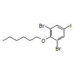 1,3-Dibromo-2-(hexyloxy)-5-iodobenzene