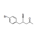 2-(4-Bromobenzyl)-4-oxopentanenitrile