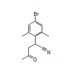 2-(4-Bromo-2,6-dimethylphenyl)-4-oxopentanenitrile